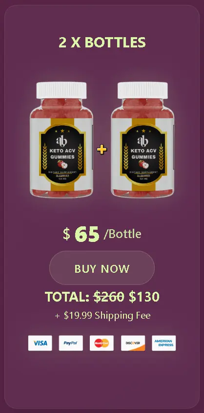AB Keto ACV Gummies 2 bottle