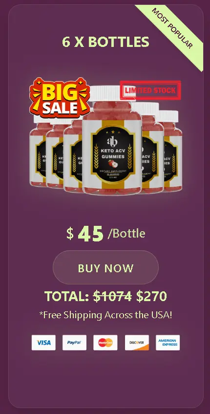 AB Keto ACV Gummies buy 6 bottle